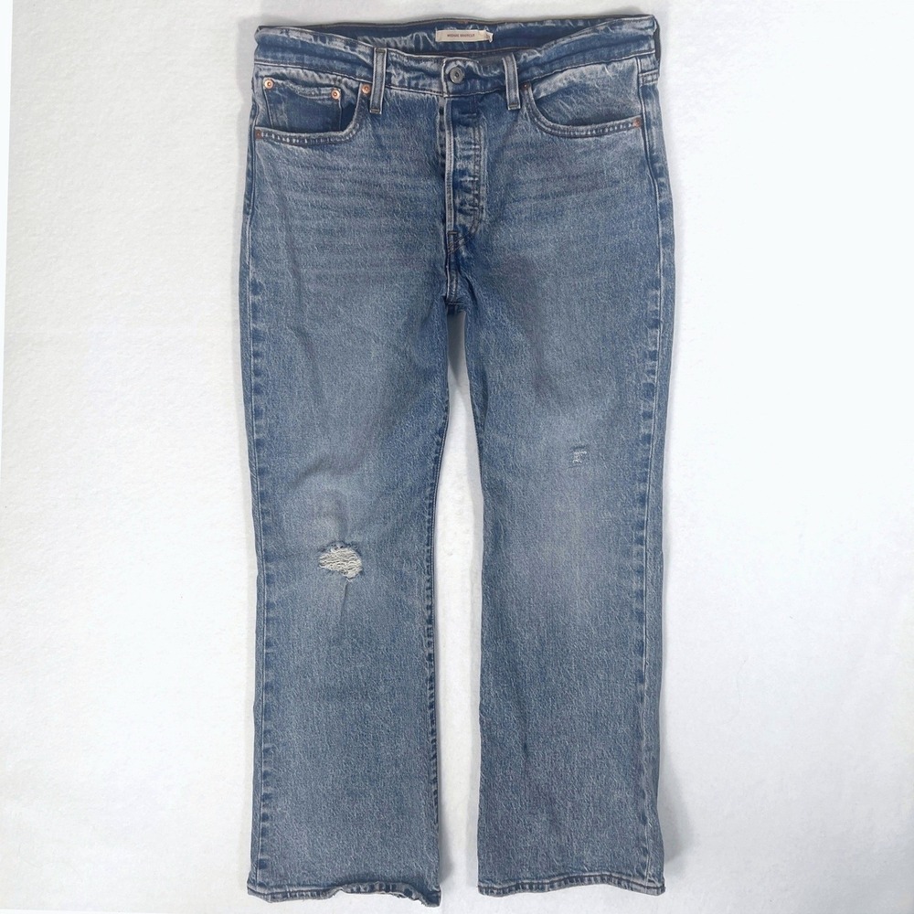 Premium Levis Wedgie Bootcut Jeans 32 90s Classiccore Retro Minimalist Baggy